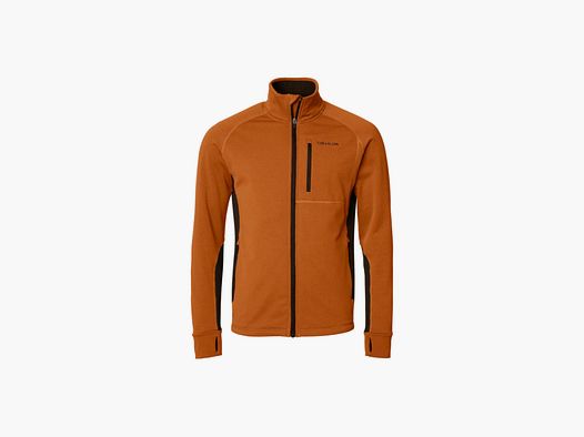 Chevalier Herren Jacke Tay Fleece Orange/Braun