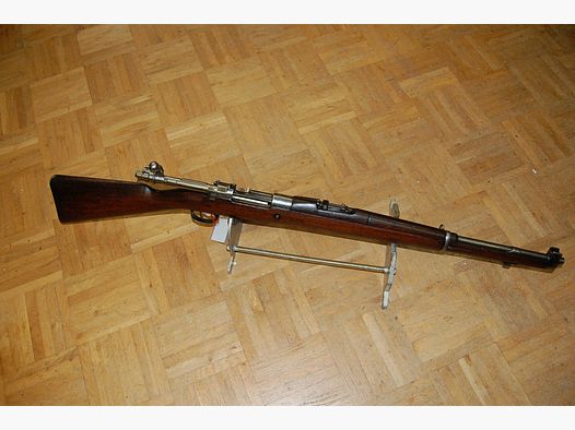 Rep. Büchse DWM Berlin Argentino M 1909 Karabiner Kal 7,65x35 Arg Nrgl Top Lauf aus Sammlung