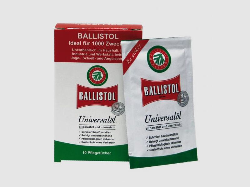 Chusteczki pielęgnacyjne Ballistol
