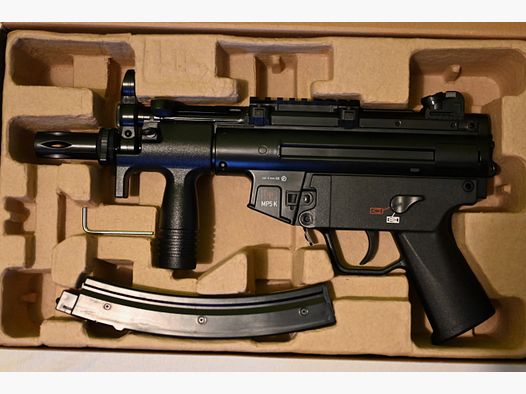 HK MP5K Co2 Airsoft con accessori