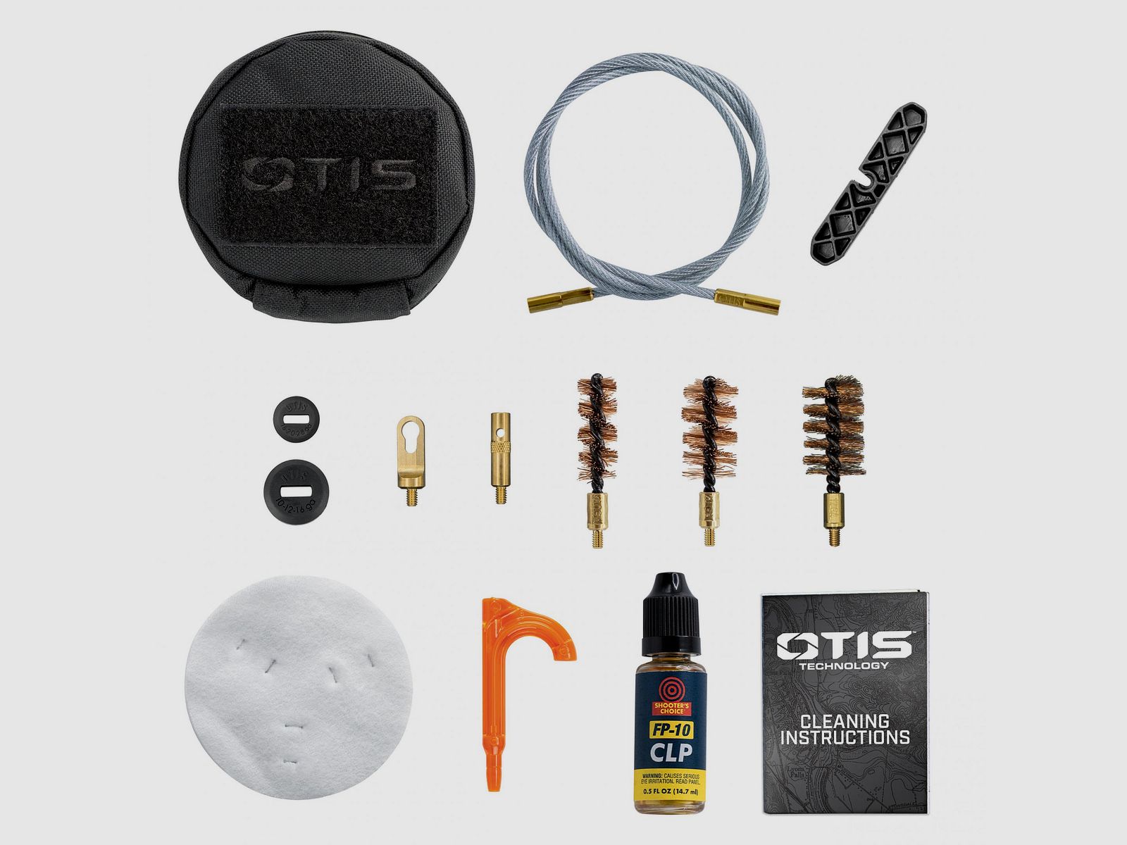 Set di pulizia Otis per .12/.16/.20/.410 incluso borsa