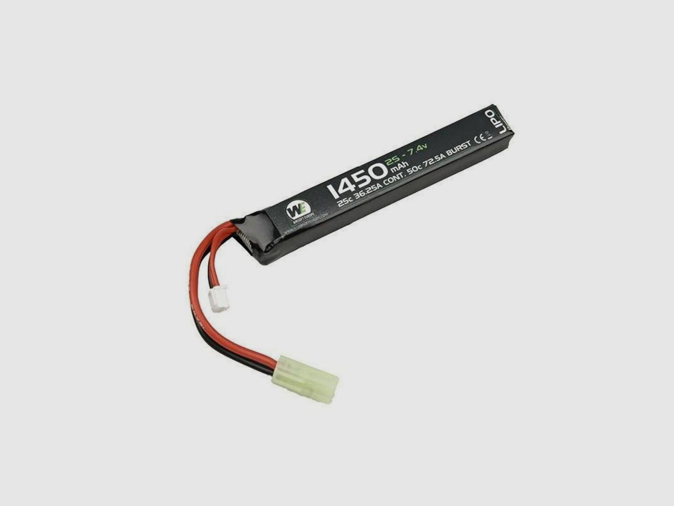 LiPo Stick Batterie Nuprol 7,4V 1450mAh 30C - Mini Tamiya Stecker - Zuverlässige Leistung und Autonomie, Bild 4 von 5