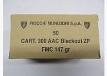 FIOCCHI CARICHE 300 AAC 147 GR FMJ