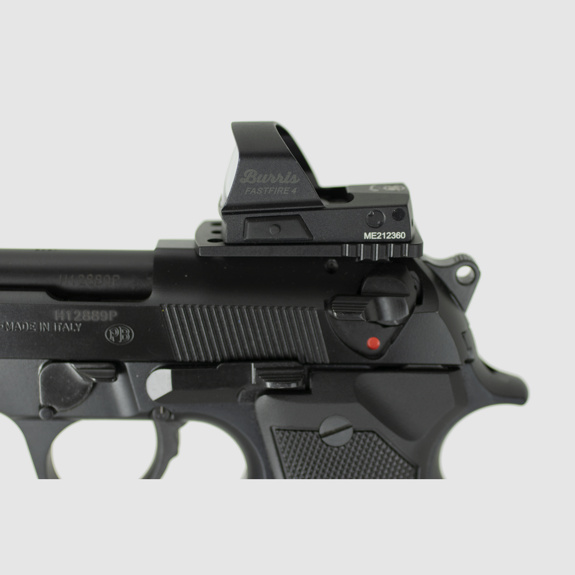 Beretta 98A1 — Halbautomatische Pistole 9×21 + Burris FastFire III – VERKAUFT, Bild 3 von 9