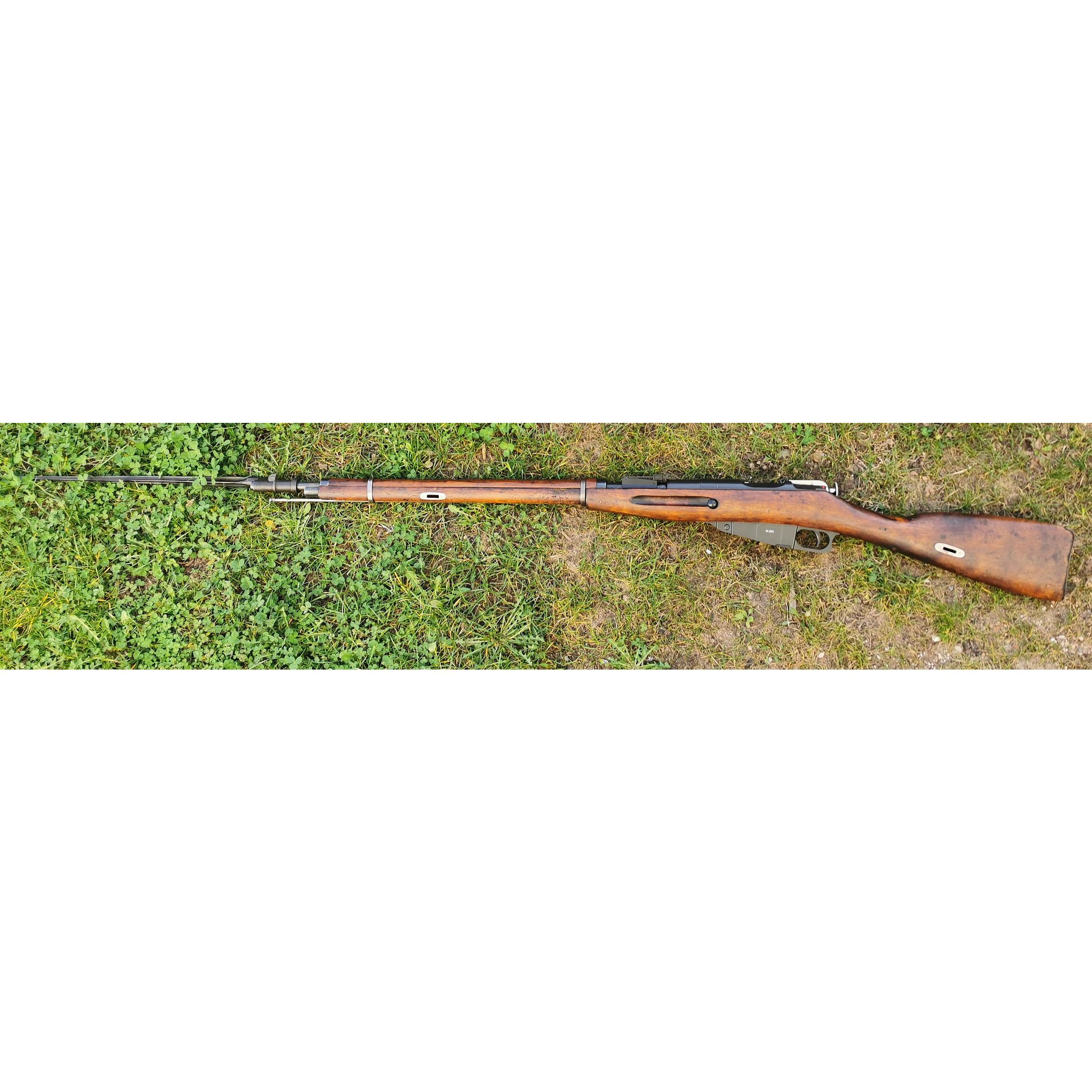   Deko Nagant M91 Original WKII Schaft mit Bajonett ! frei ab 18 Jahre Co2 Gewehr