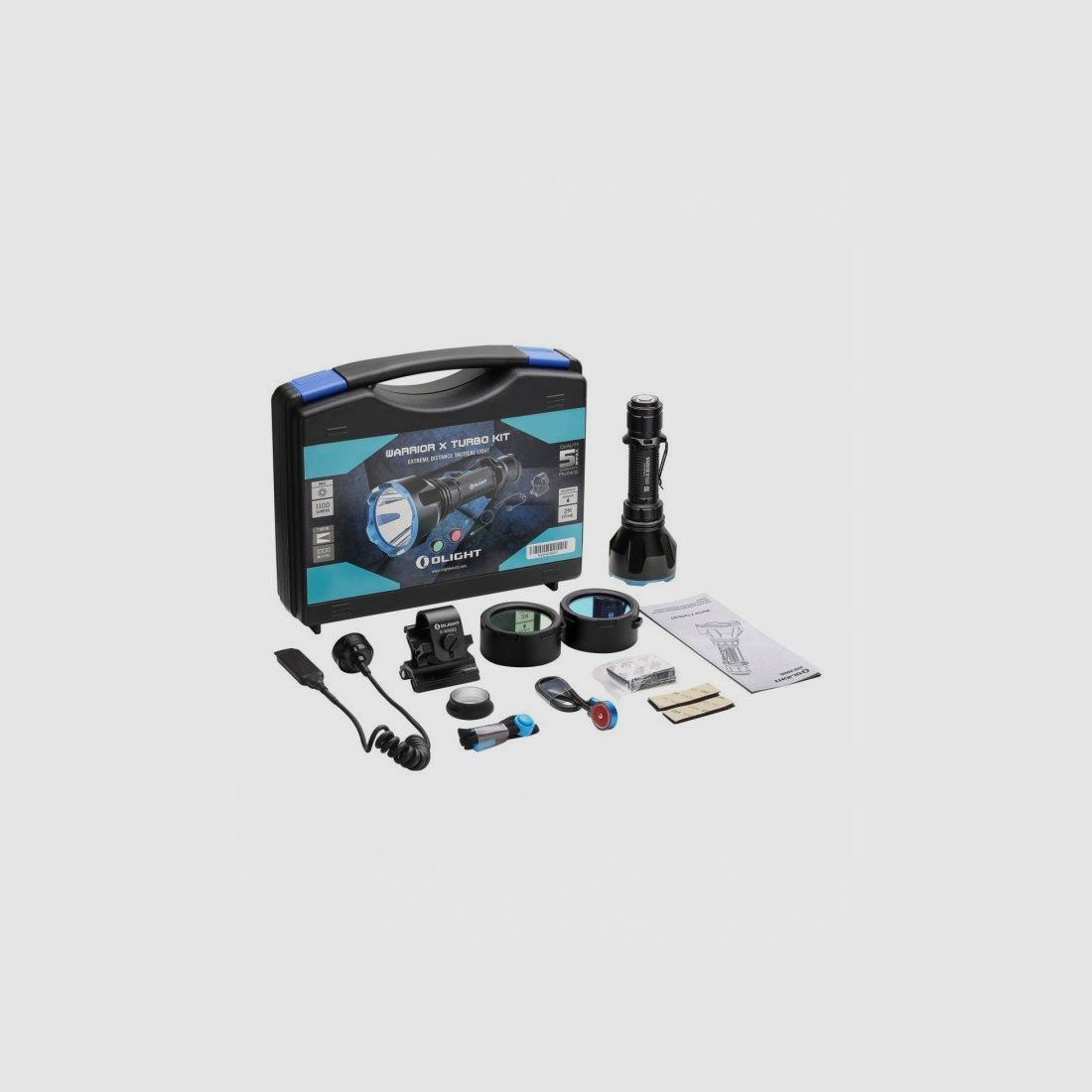 Olight Warrior-X Turbo Taschenlampen-Set, Bild 1 von 2