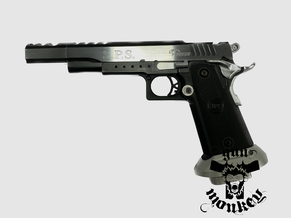 Pistole SPS Vista Long Black Chrome AM Kal. 9x19, Bild 2 von 2