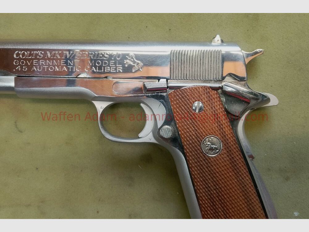 Colt MK IV/Serie`s 70 Government Nickel 1977