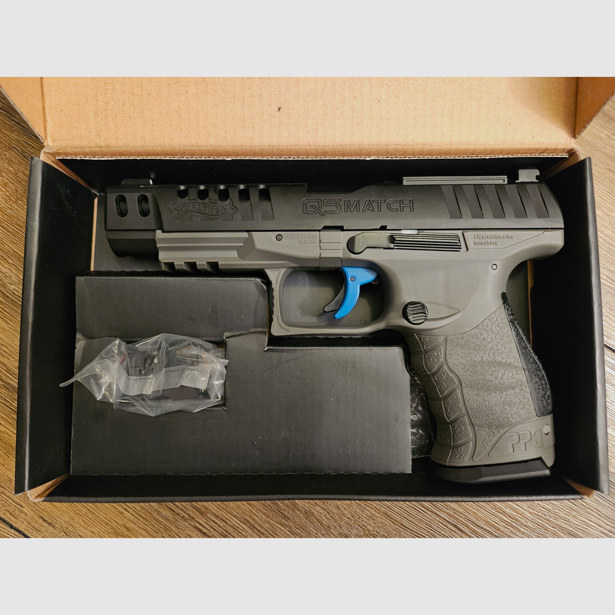 Pistola ad aria compressa Walther Q5 Match Pistolen