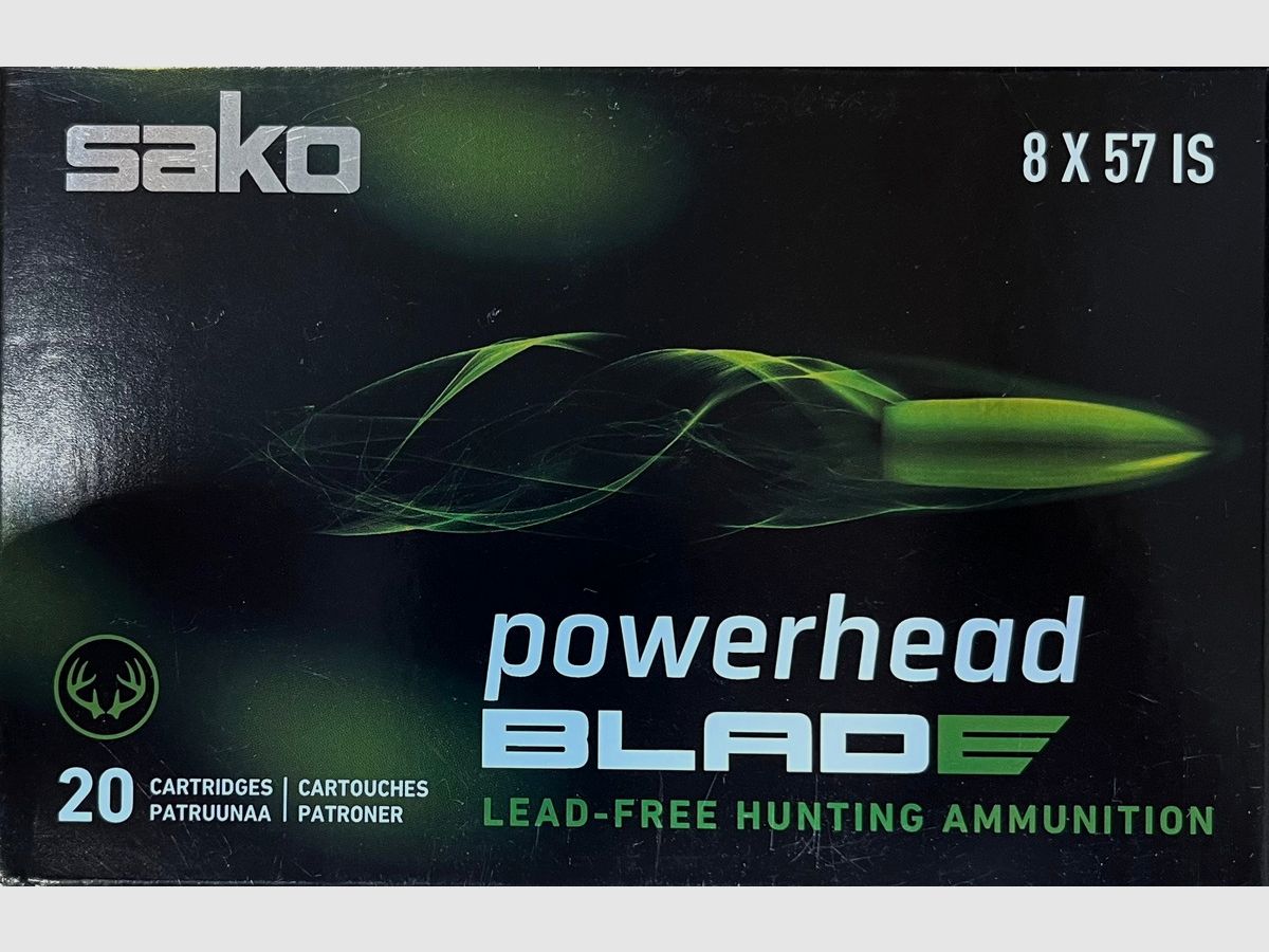 Sako Powerhead Blade 8x57JS 180grs - 20 Schuss