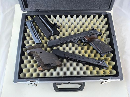 Pistola Erma ESP85A cal. .22 LR + sistema de conversión .32 S&W Long Wadcutter