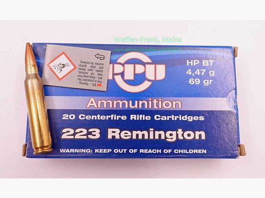 PPU/Prvi Partizan cartuchos de rifle .223Rem