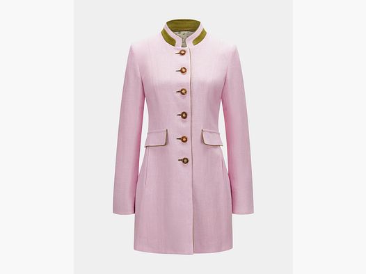 Habsburg Cappotto di Lino Adele in Rosa/Verde