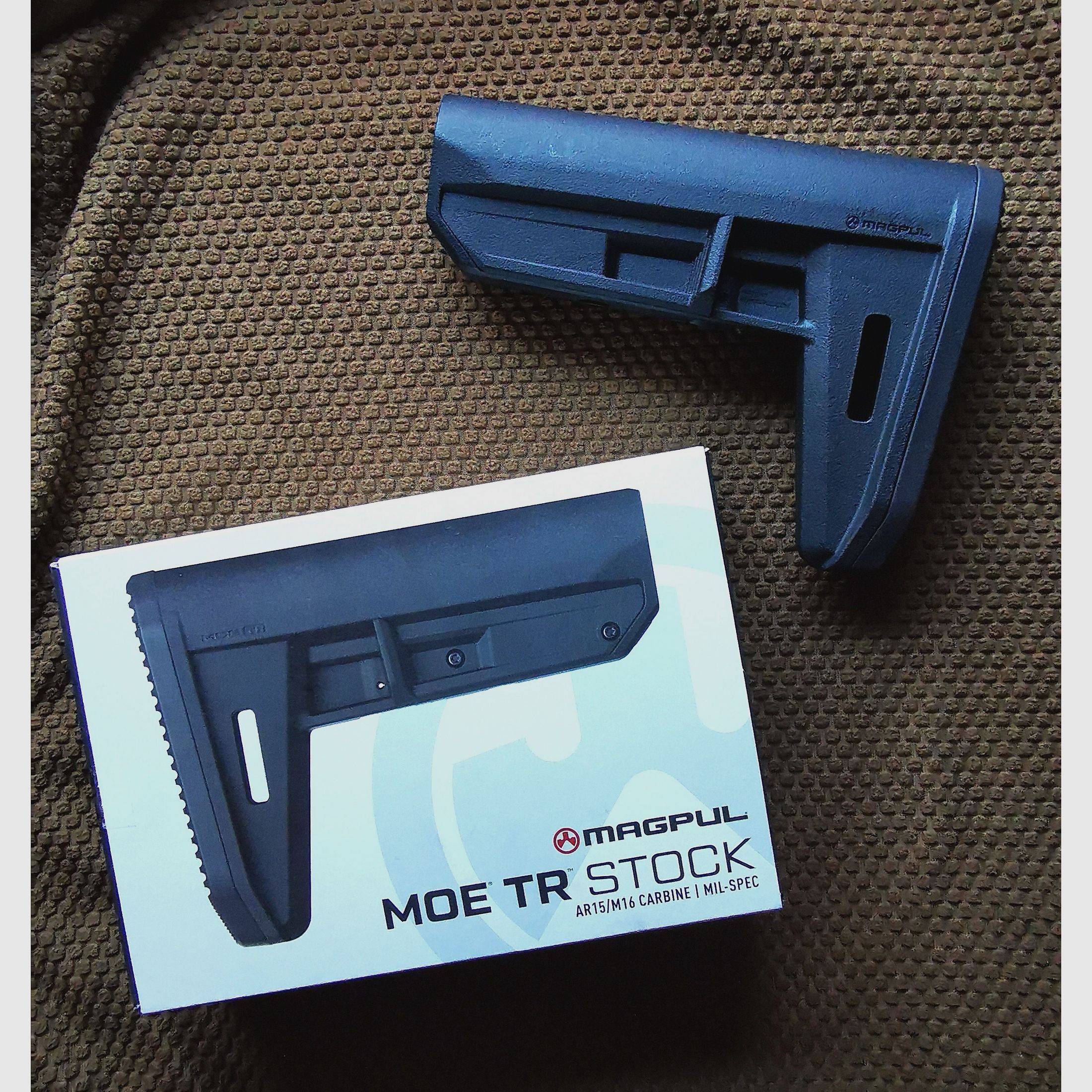 Magpul MOE TR Mil-Spec schoudersteun voor AR-15/M16 – Zwart