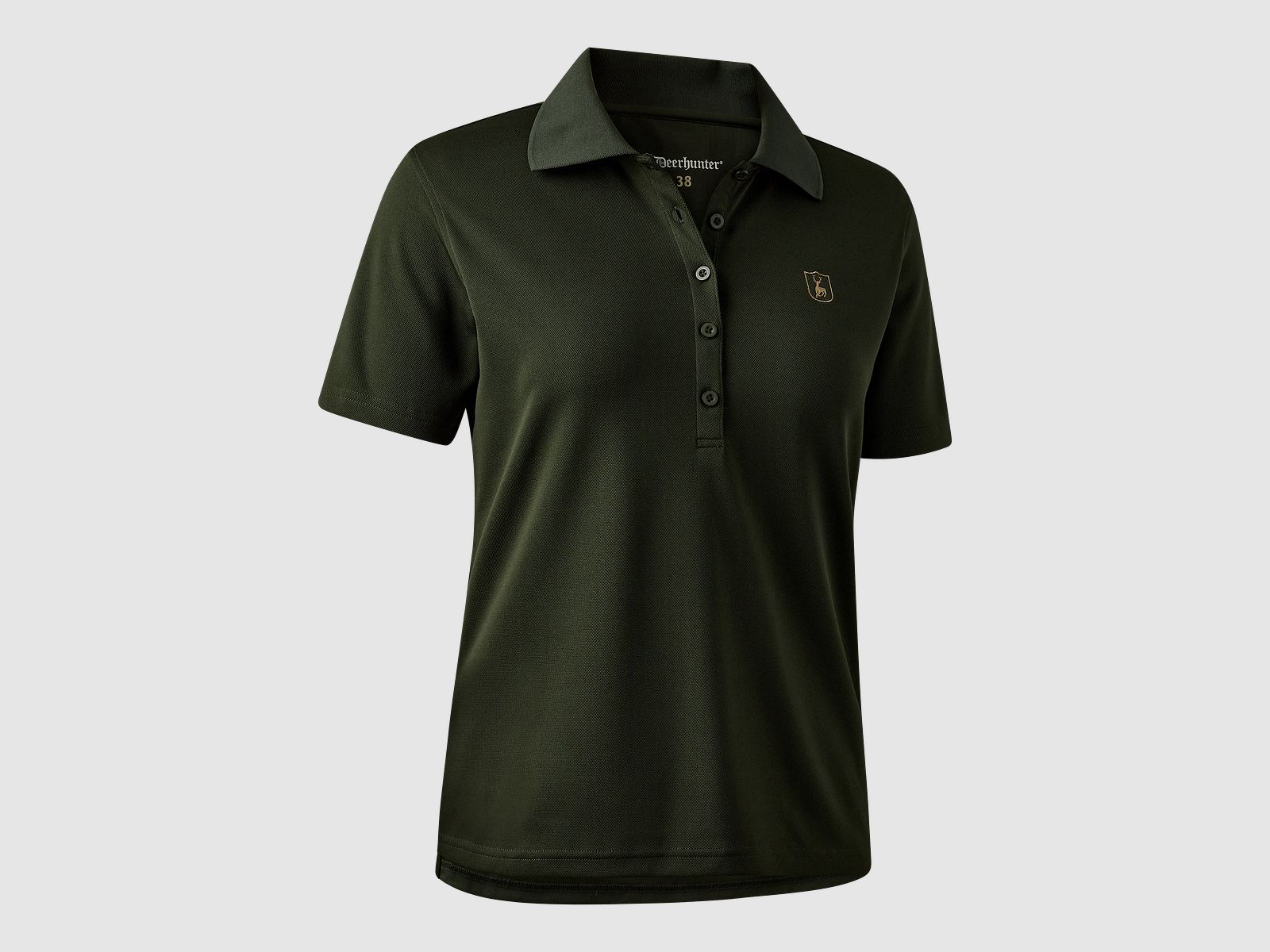 Deerhunter Lady Climate Poloshirt mit 37.5® Technology Damen Forest Ember 46
