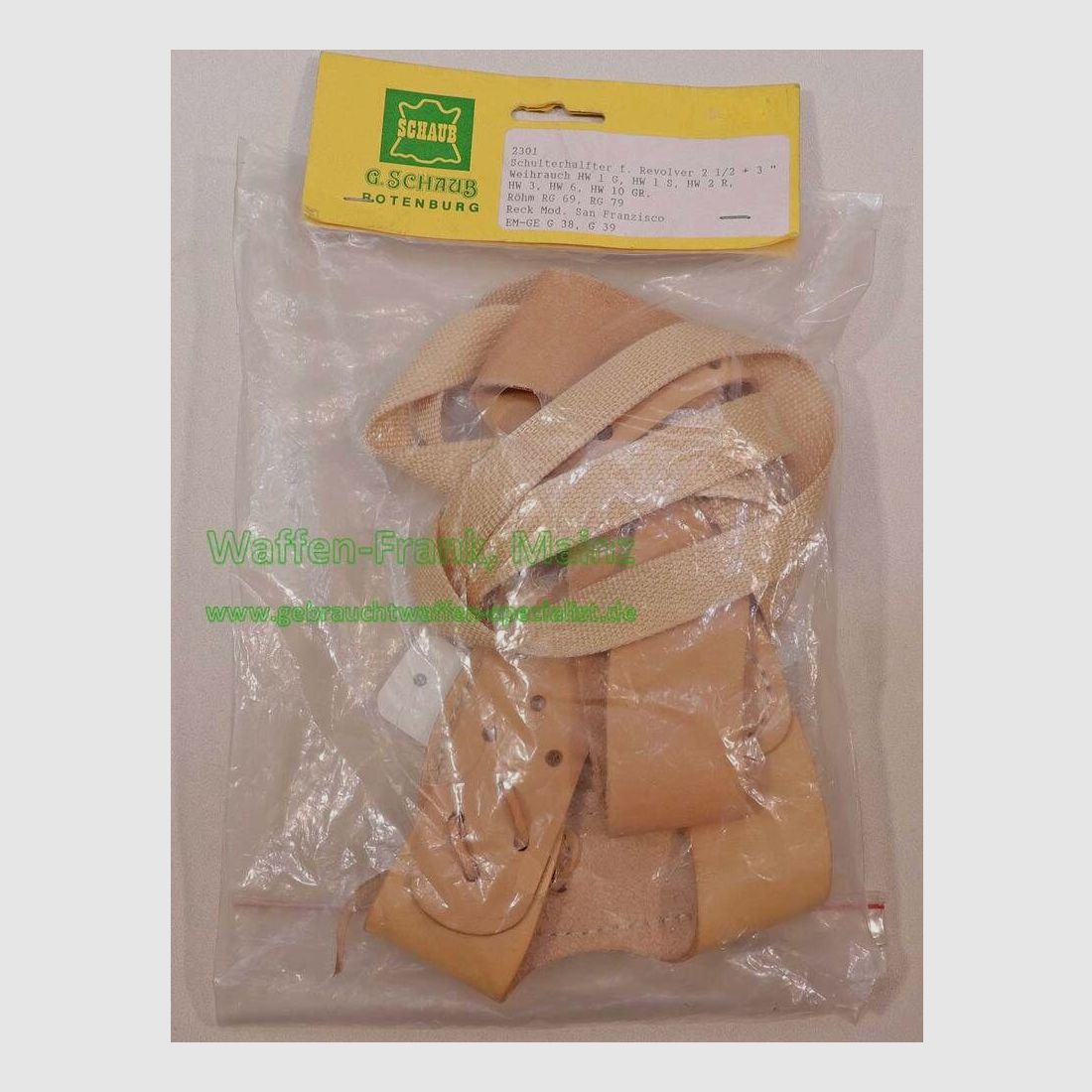 Schaub, Allemagne holster de cuisse