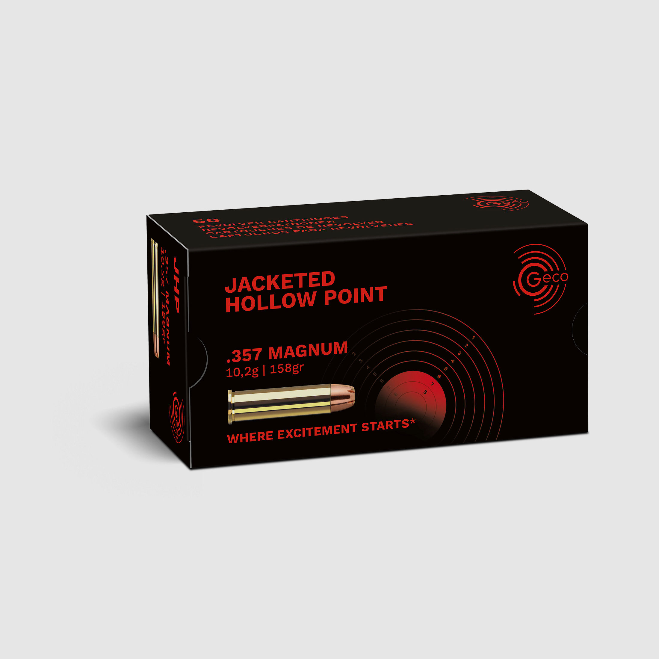 GECO .357 Mag Hohlspitz 10,2g.