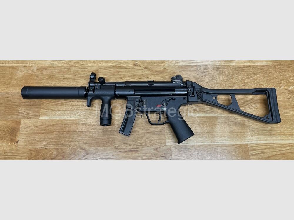 Heckler & Koch SP5K-PDW - pistolet semi-automatique 9mm Luger version civile H&K MP5k - option avec crosse pliante - SP5 SP 5 SP5 k MP5 MP 5, image 10 sur 10