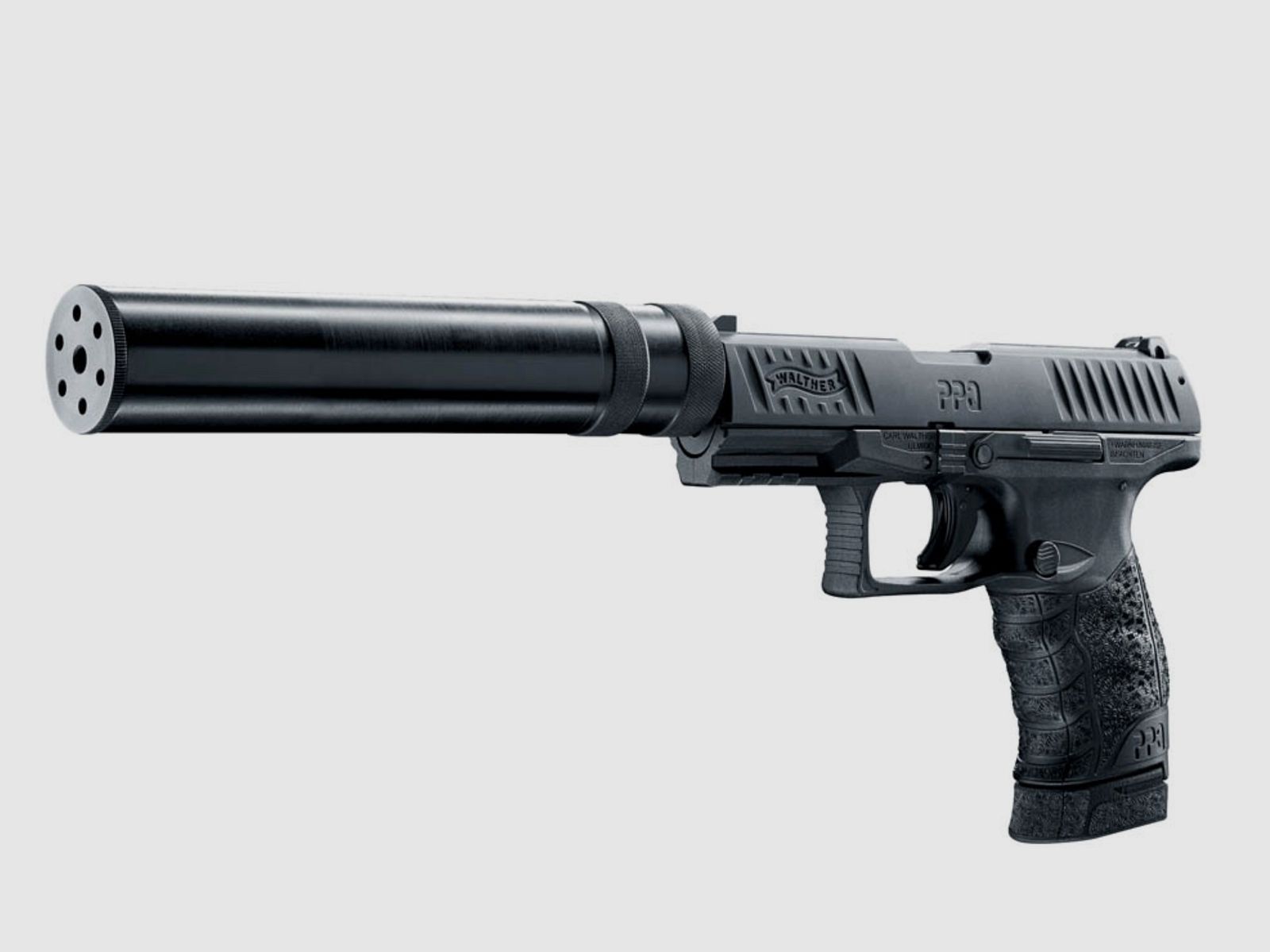 Umarex 310.02.05 Walther PPQ M2 Navy Kit 9 mm P.A.K mit Schalldämpfer Pyro