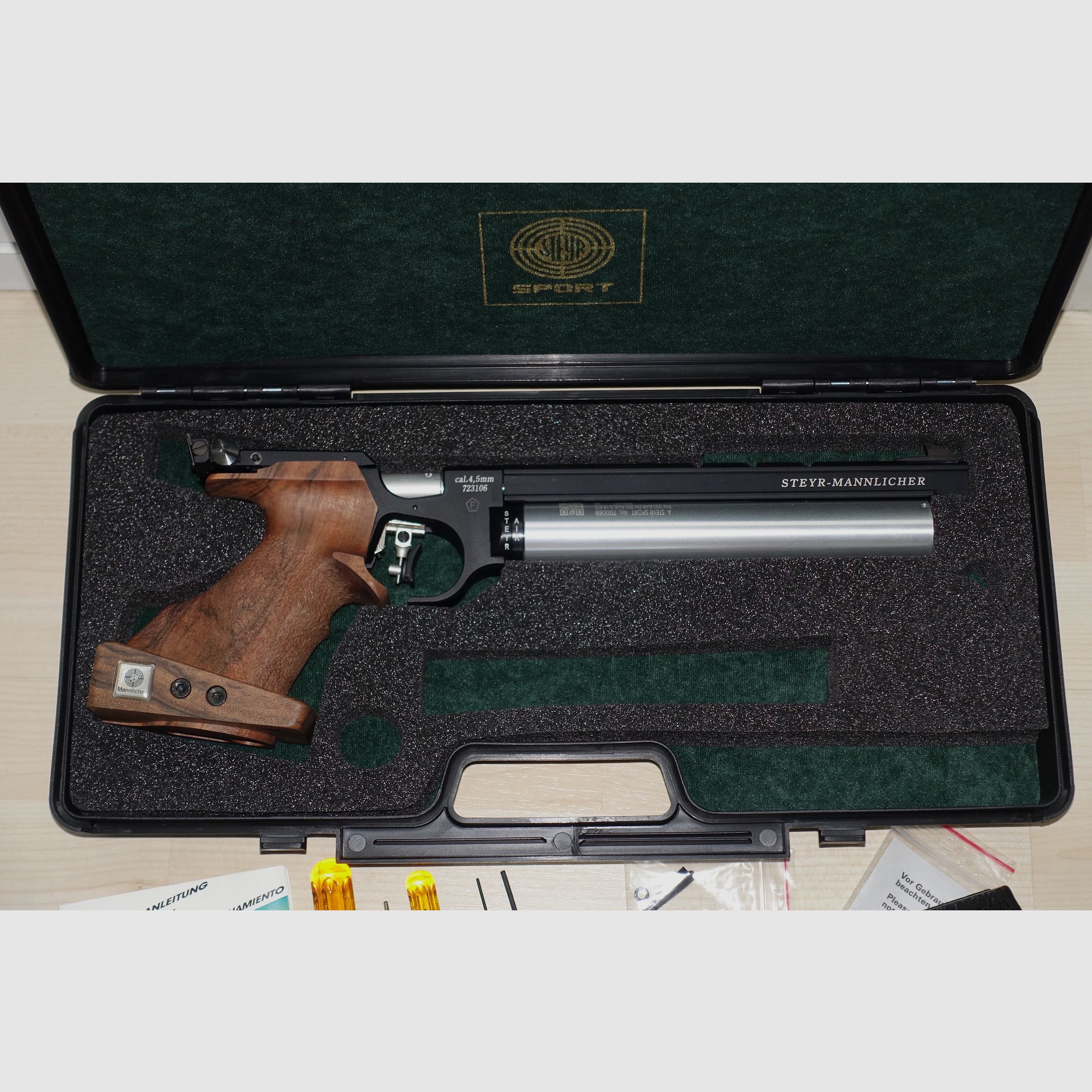TOP Angebot neuwertige Steyr LP10 Pressluft Matchpistole / Bitte lesen!
