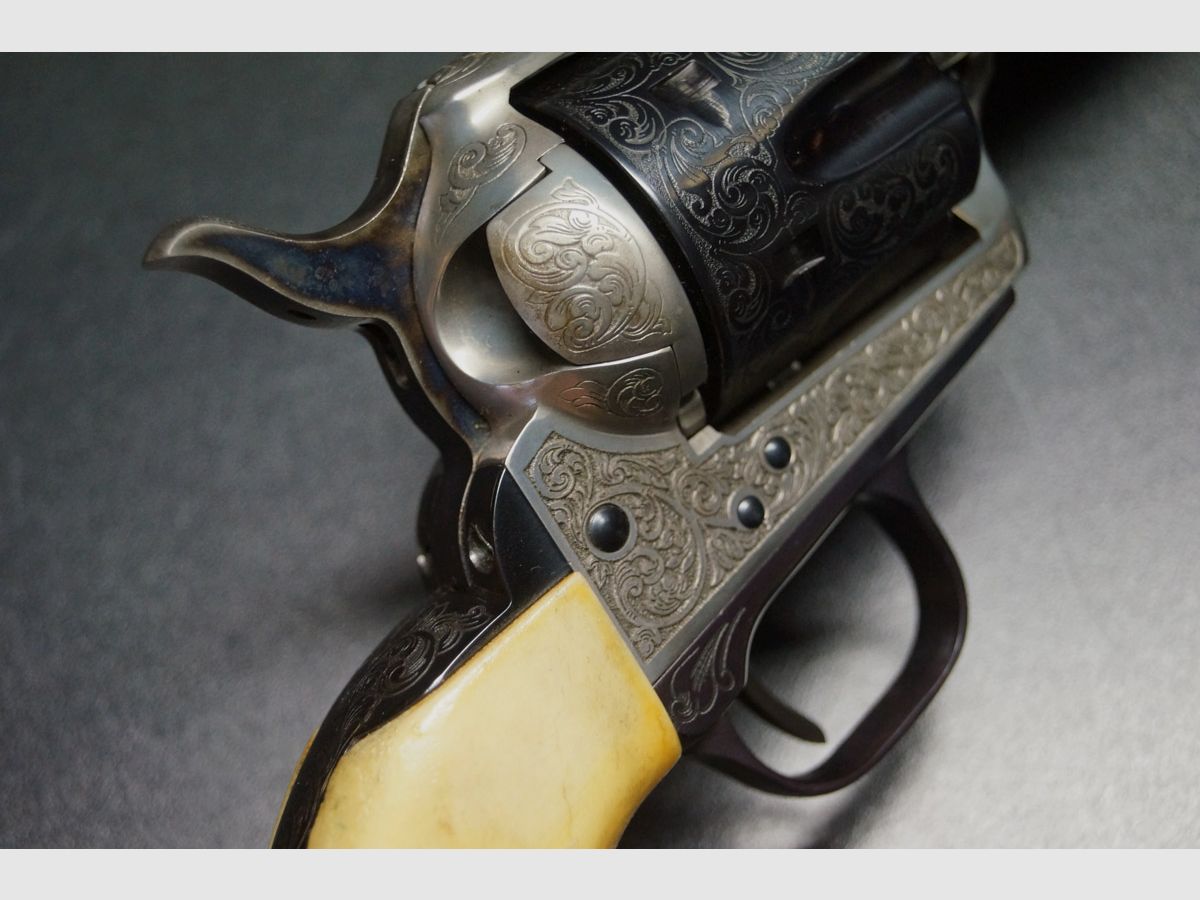Uberti graviert Hirsch Griff, Bild 3 von 7