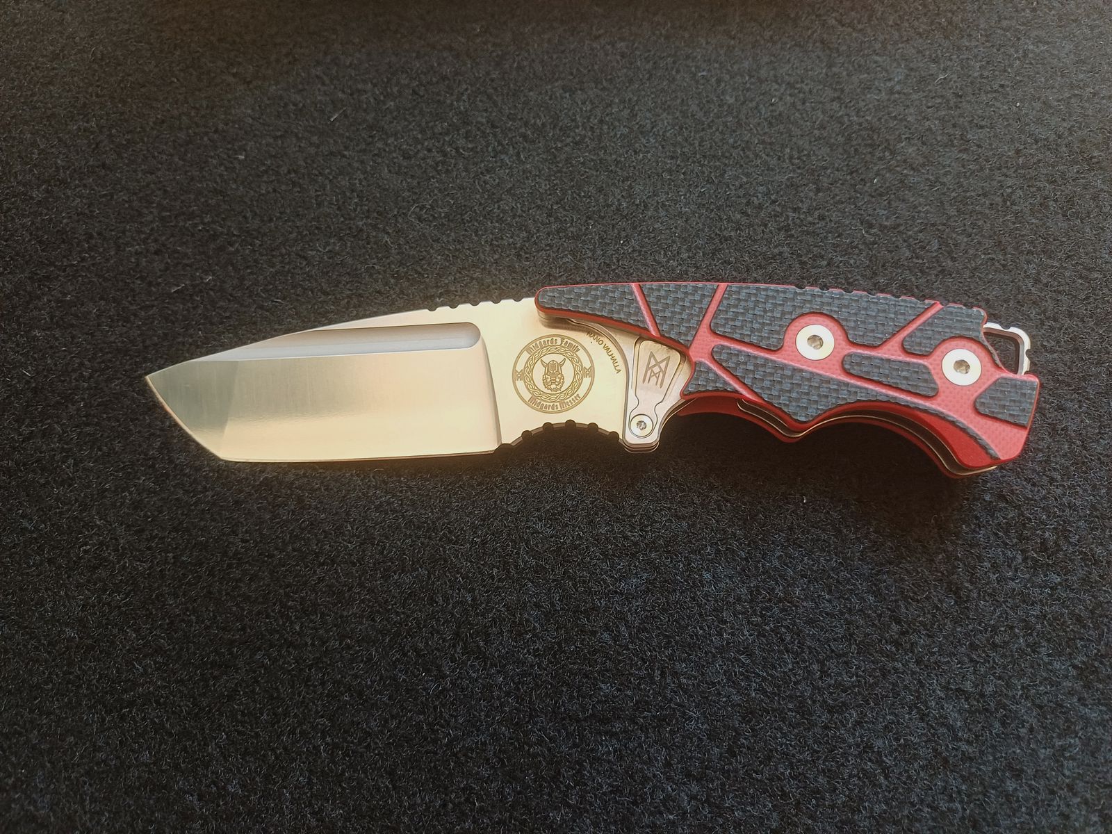 Midgards Messer Nano Valhalla rot Sammler-Messer