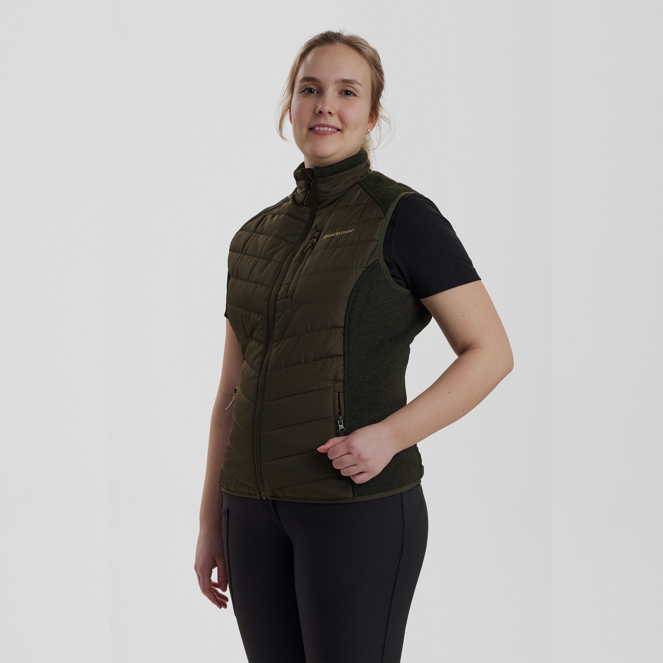 Lady Caroline Wattierte Weste - Timber – Kleidergröße Damen: 48
