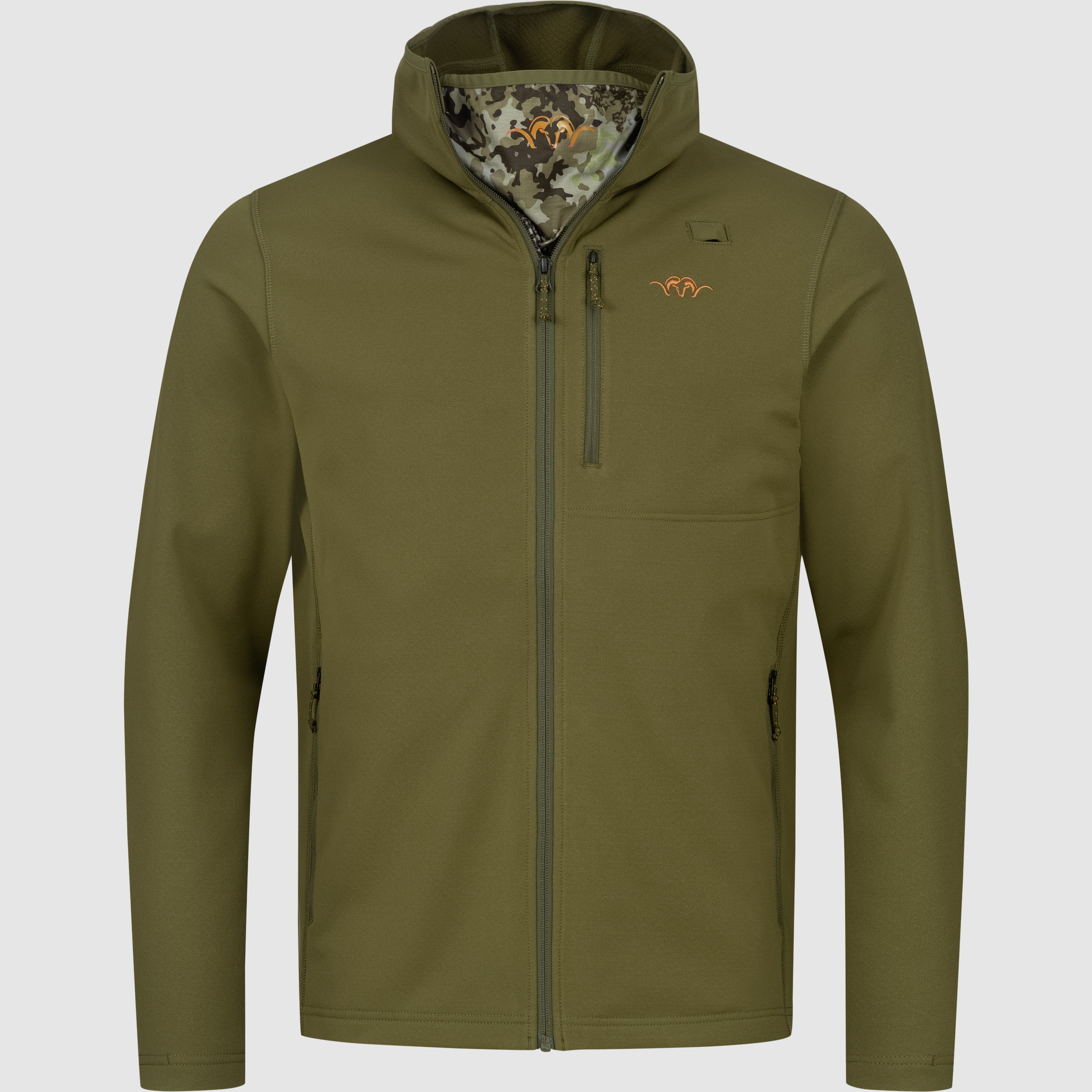 Herren Drain FZ Hoody Dunkel Oliv Dunkel Oliv S