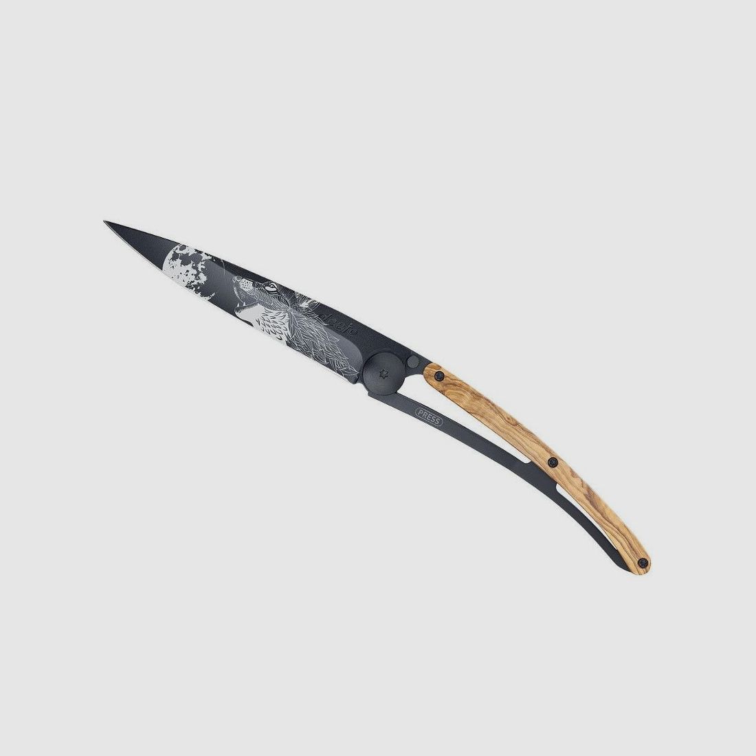 Deejo Taschenmesser Olivenholz | Schrei, Bild 4 von 10
