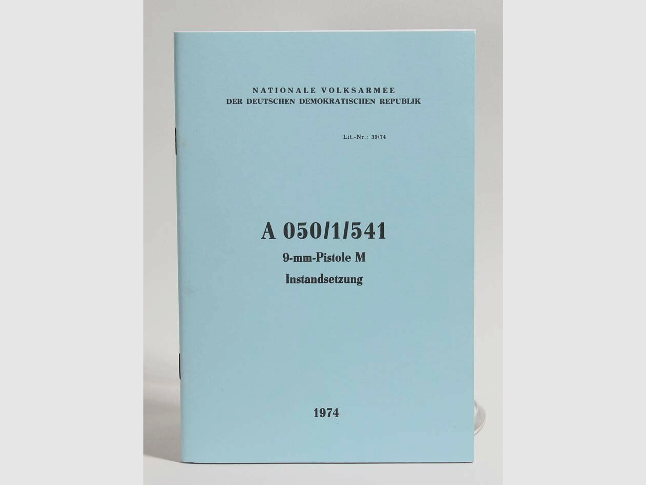 Waffenzubehör Handbuch NVA Makarov Instandsetzung