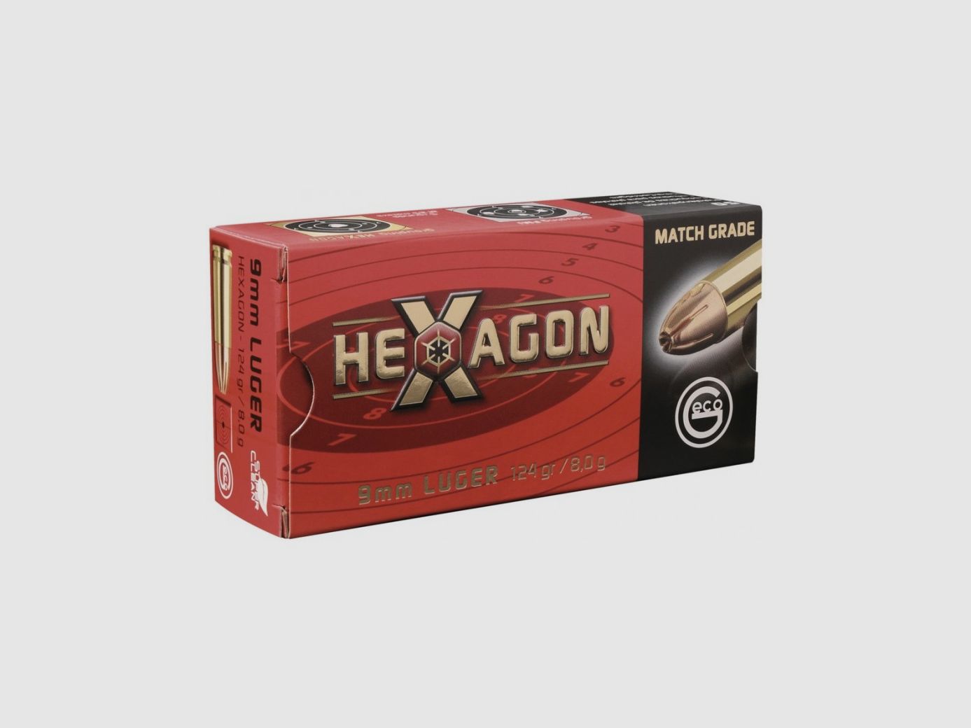HEXAGON - GECO | 9 mm para, 124 gr