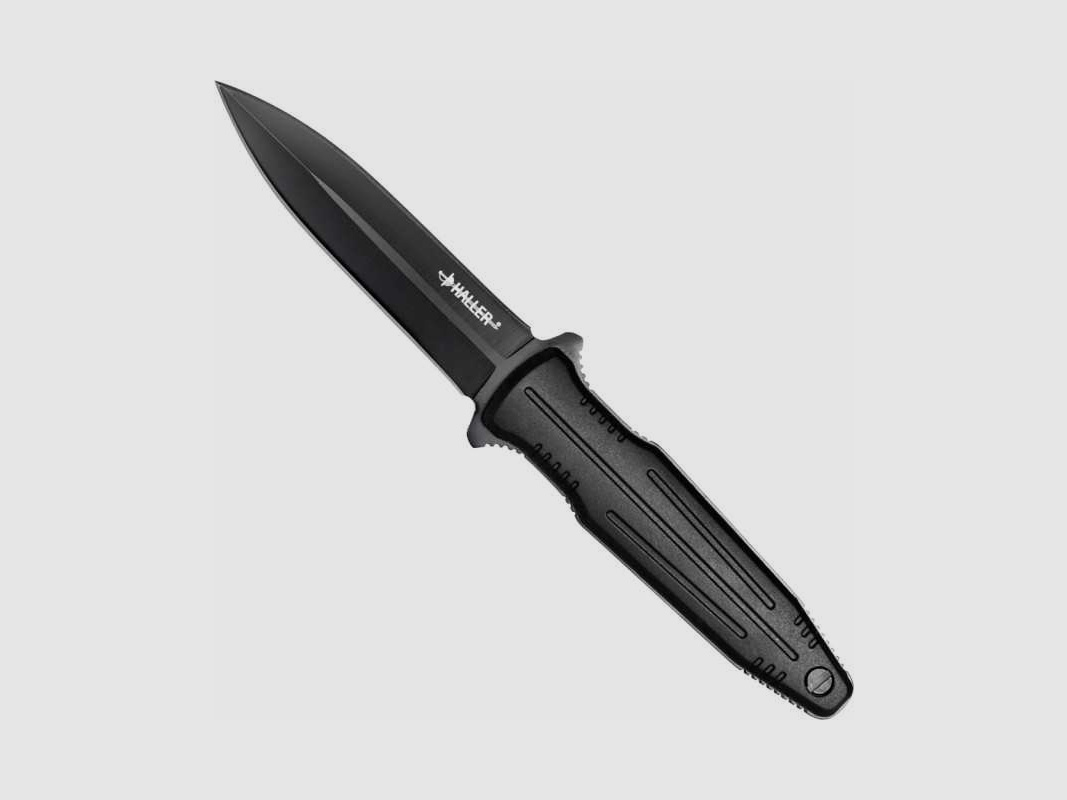 Haller Stahlwaren Messer Stiefeldolch schwarz