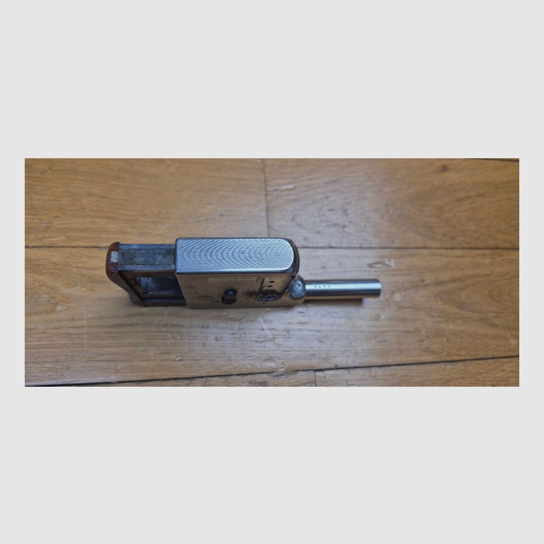 Pistola tascabile "La Mitrailleuse" divertente e poco comune – Comprendere "tascabile" – Modello N°3 prima di "LE GAULOIS", quindi prima del 1905 – Fabbricazione ManuFrance – Calibro 8mm Le Gaulois – Arma con sistema senza grilletto – Semiautomatica 5 colpi! – Buone condizioni estetiche e meccaniche -TBE, immagine 5 di 13
