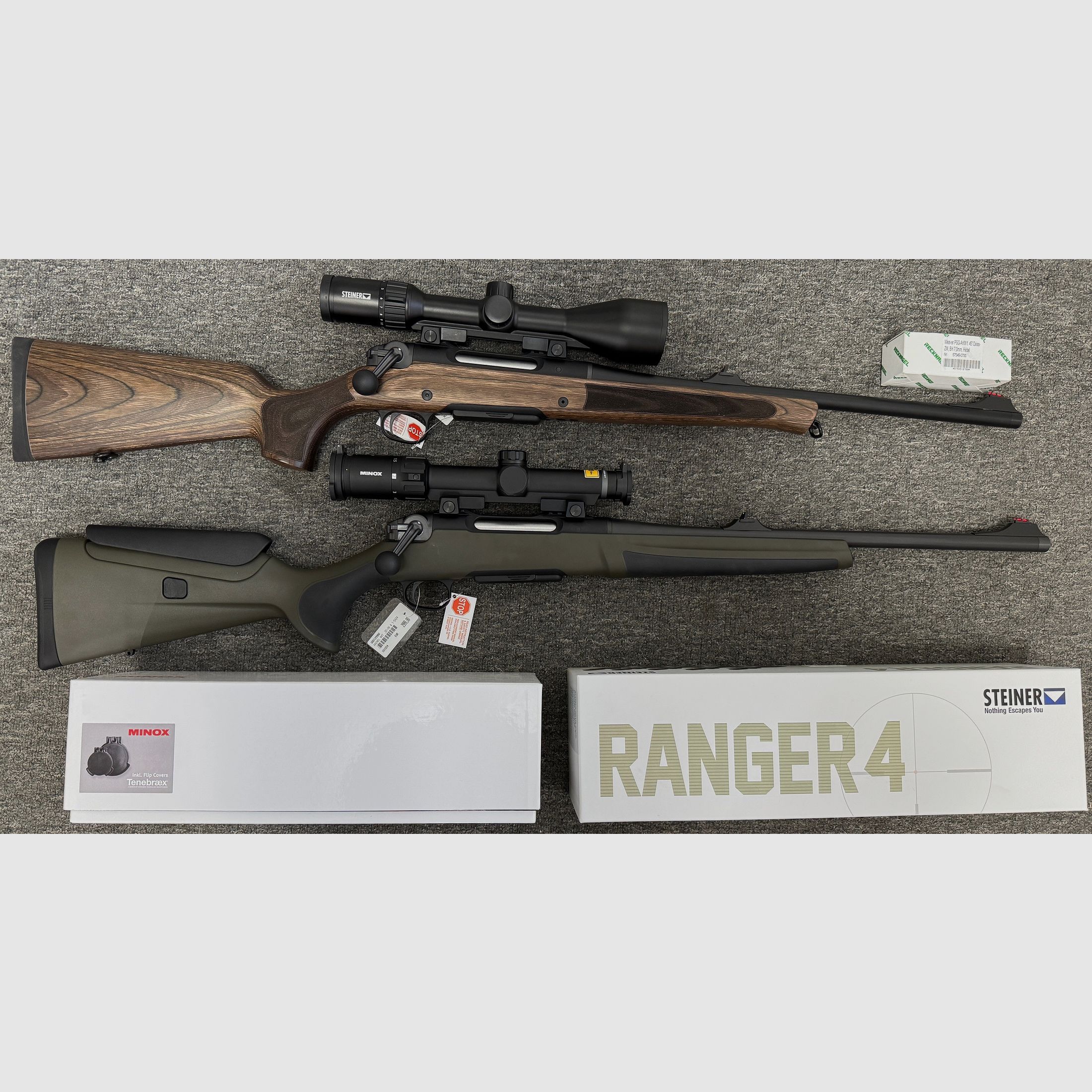 Haenel NXT - 2 Waffen - 2 Zielfernrohre - ein Preis