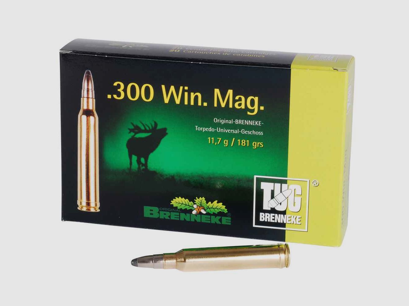 .300 Win. Mag. TUG 11.7g/181 grs. Brenneke