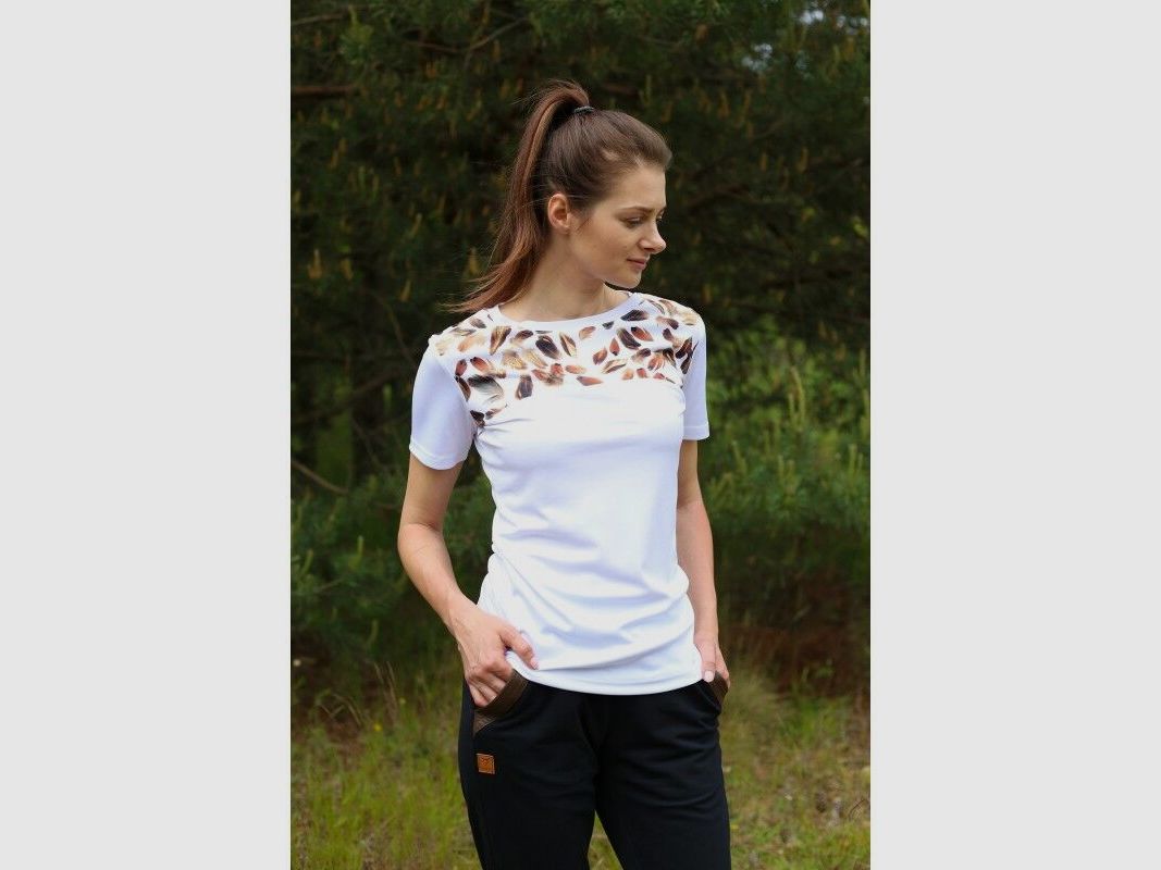DAMSKI T-SHIRT TAURUS WHITE BIRD, zdjęcie 8 z 22