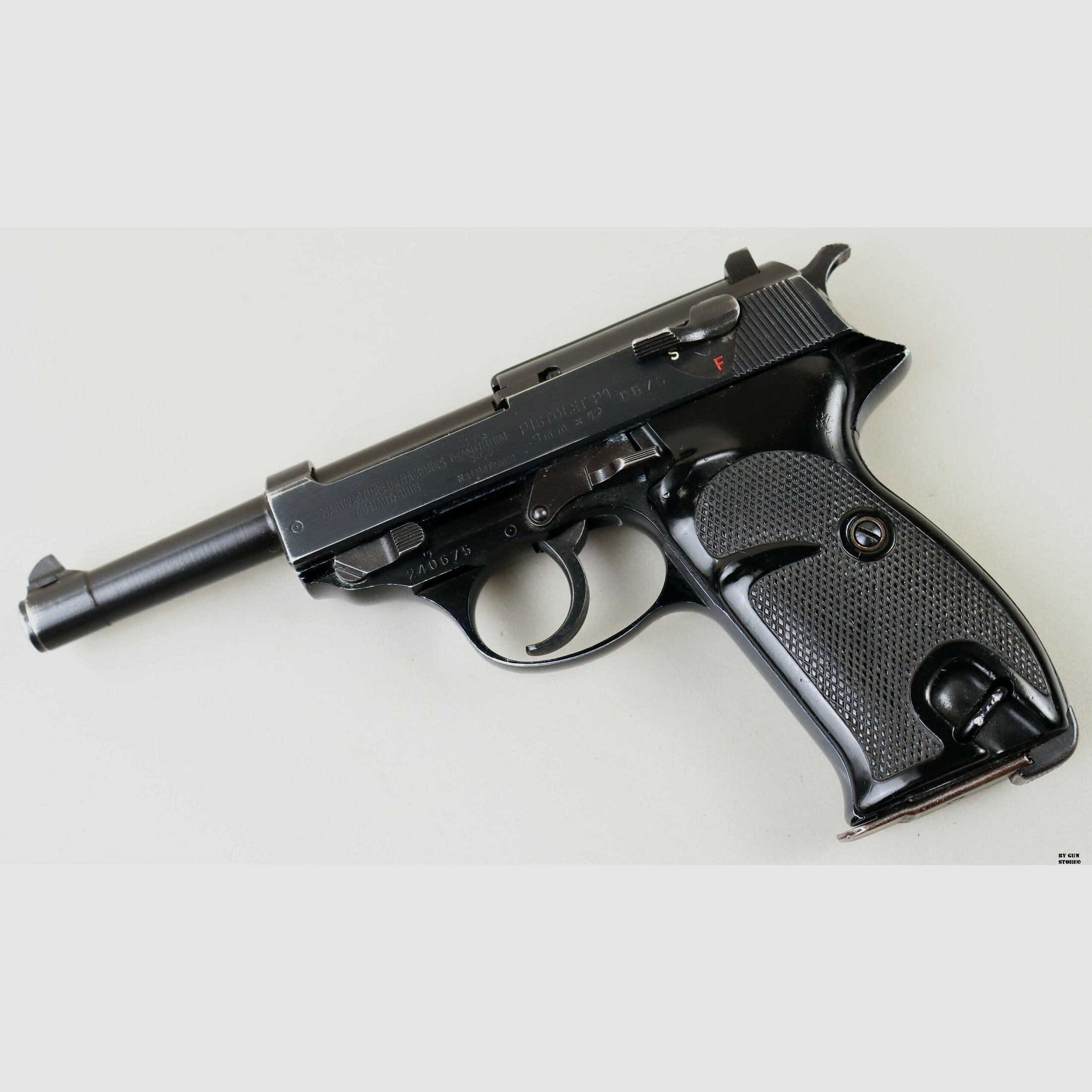 Pistole Manurhin Walther mod. P1 Bundeswehr cal. 9×19 matr. 240675, Bild 2 von 9