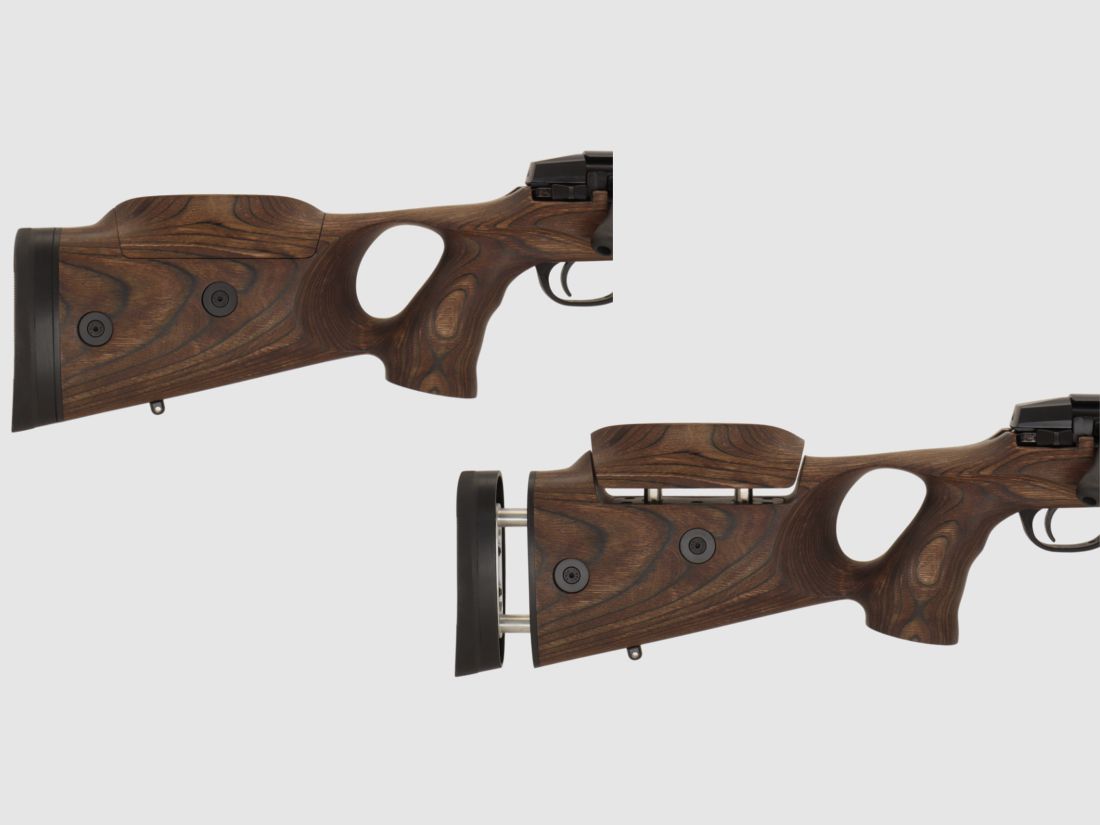 Komplettpaket: Brenner BR20 B&H Prohunter Flex Lochschaft mit doppelter Verstellung inkl. Kahles Helia 2.4-12x56i (Art.Nr.: BR20PHFP11) Finanzierung möglich