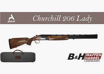 Akkar Silah Churchill 206E Lady Black LINKS / Damenflinte / Bockdoppelflinte / BDF / Stahlschrotbeschuss