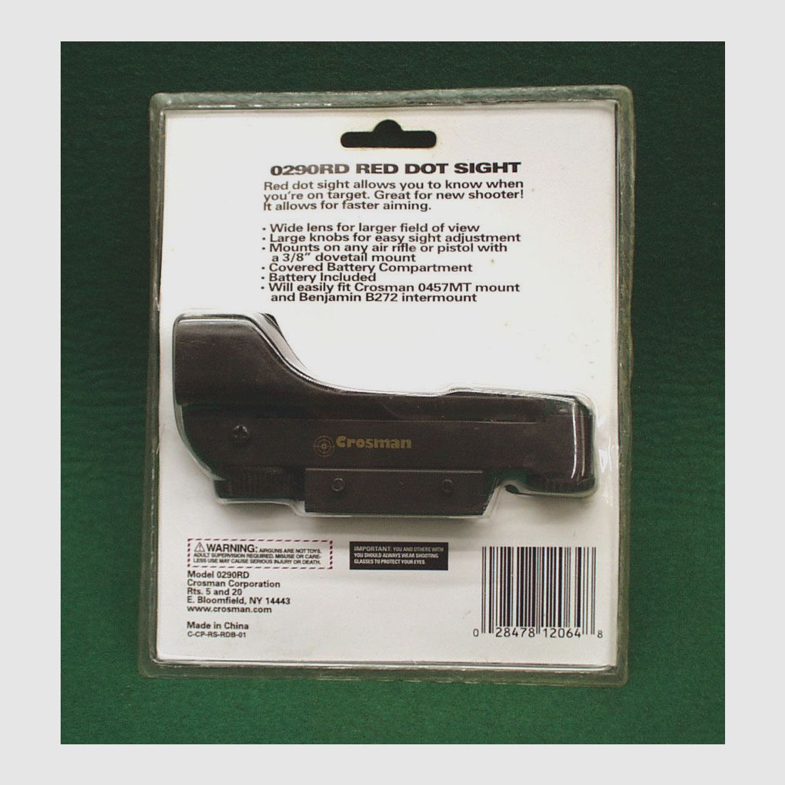 Crosman Rotpunktvisier Mod.0290RD, Bild 2 von 2