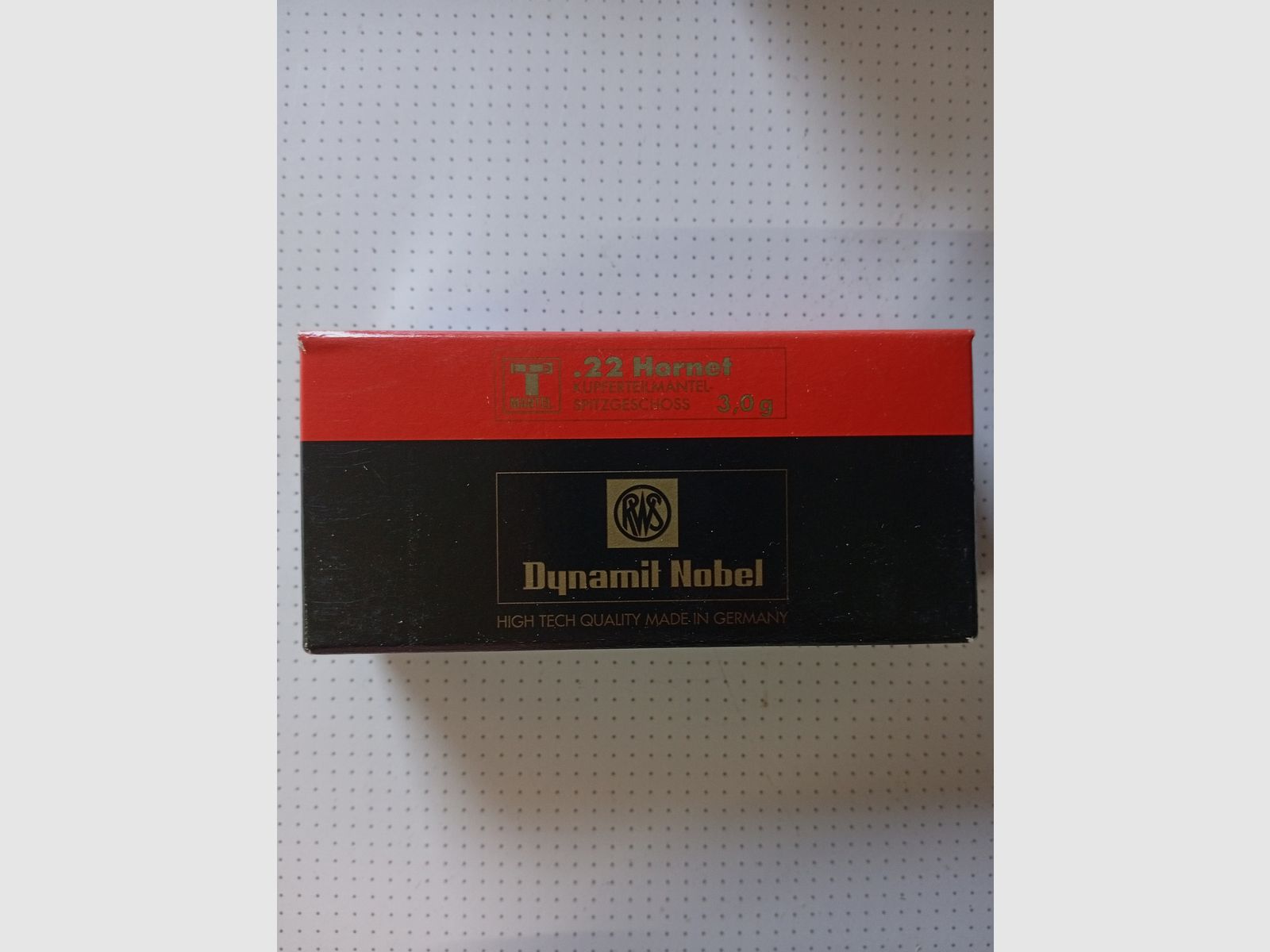 .22 Hornet cartouches