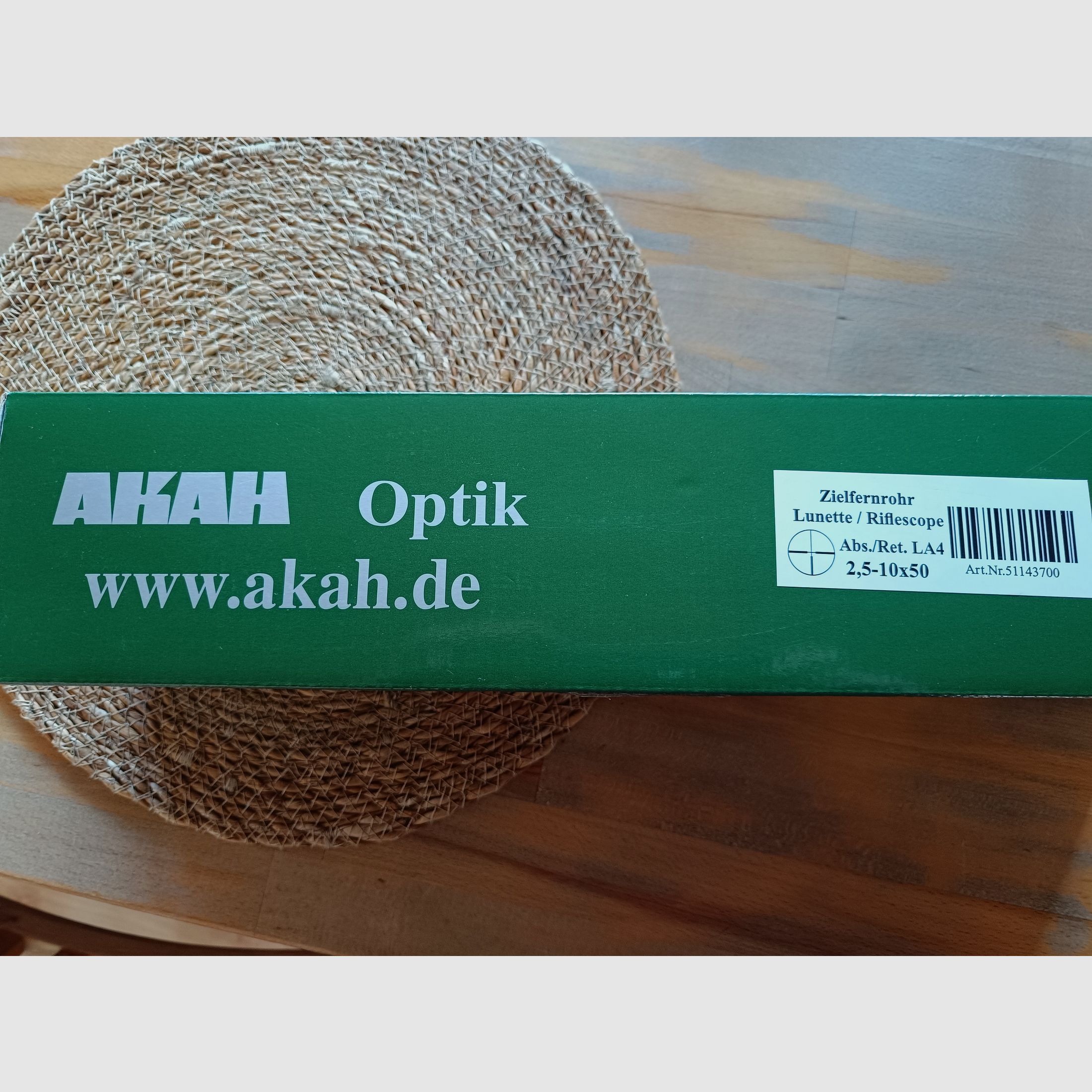 Zielfernrohr Marke Akah 2,5-10x50 