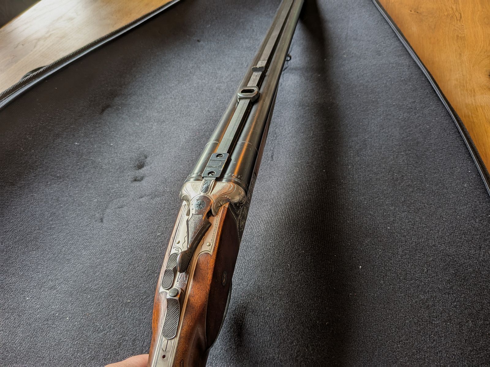 Krieghoff Trumpf (16/70, 16/70, 7x57R) & Kahles Helia 2,4-12x56i