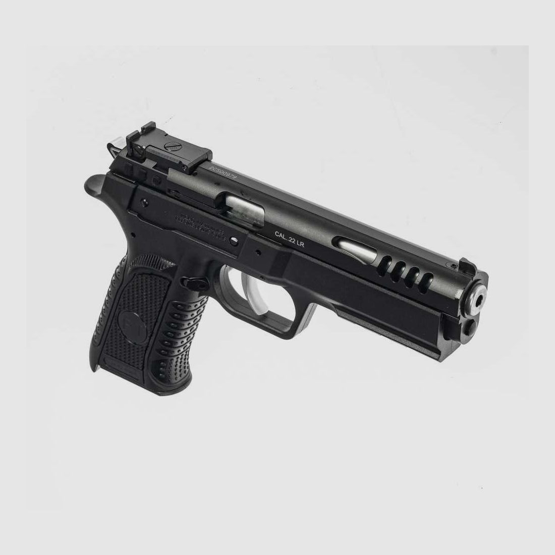 PISTOLE TANFOGLIO FORCE 22L SCHWARZ MIT VERSTELLBAREM VISIER, Bild 2 von 4