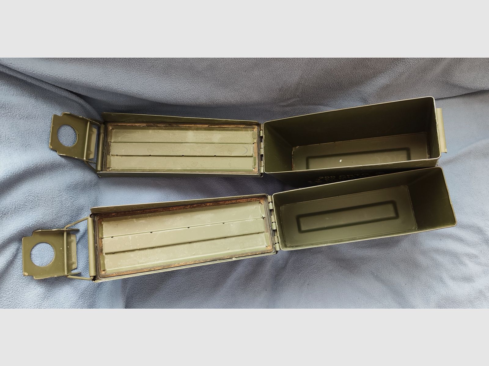 3x ammunition case cartridge case ammunition box metal box