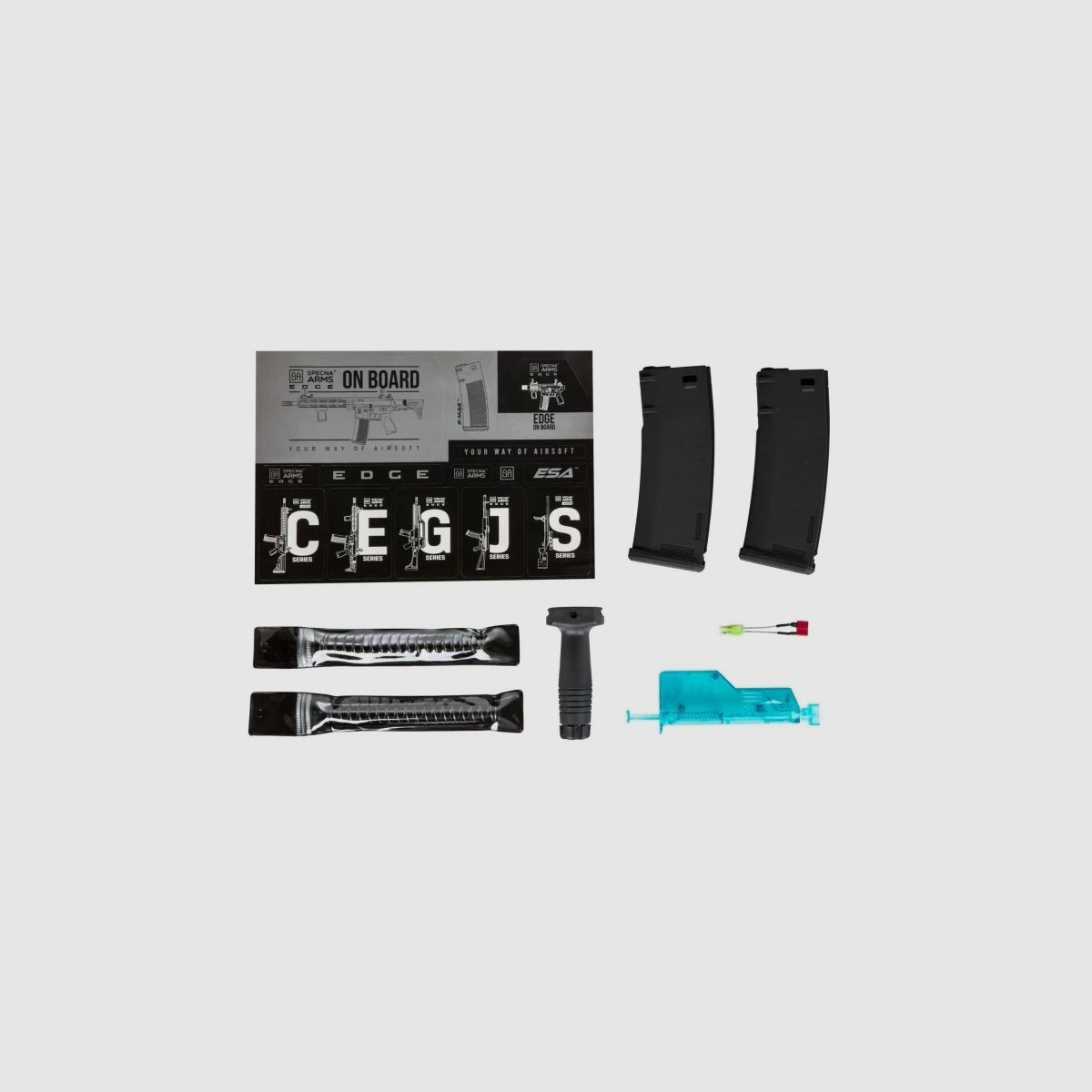 SA Daniel Defense® MK18 Block II (SA-P26 PRIME™ Aster II ETU BLDC™) Rifle Airsoft Libre a partir de 18 - Negro -F-