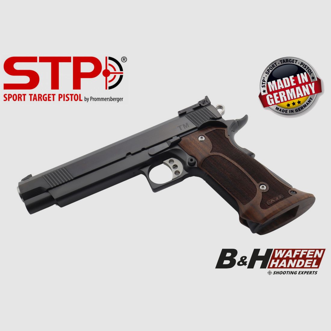 STP TM 6.0 Target Master con impugnatura Nill Match-German-Master Made in Germany