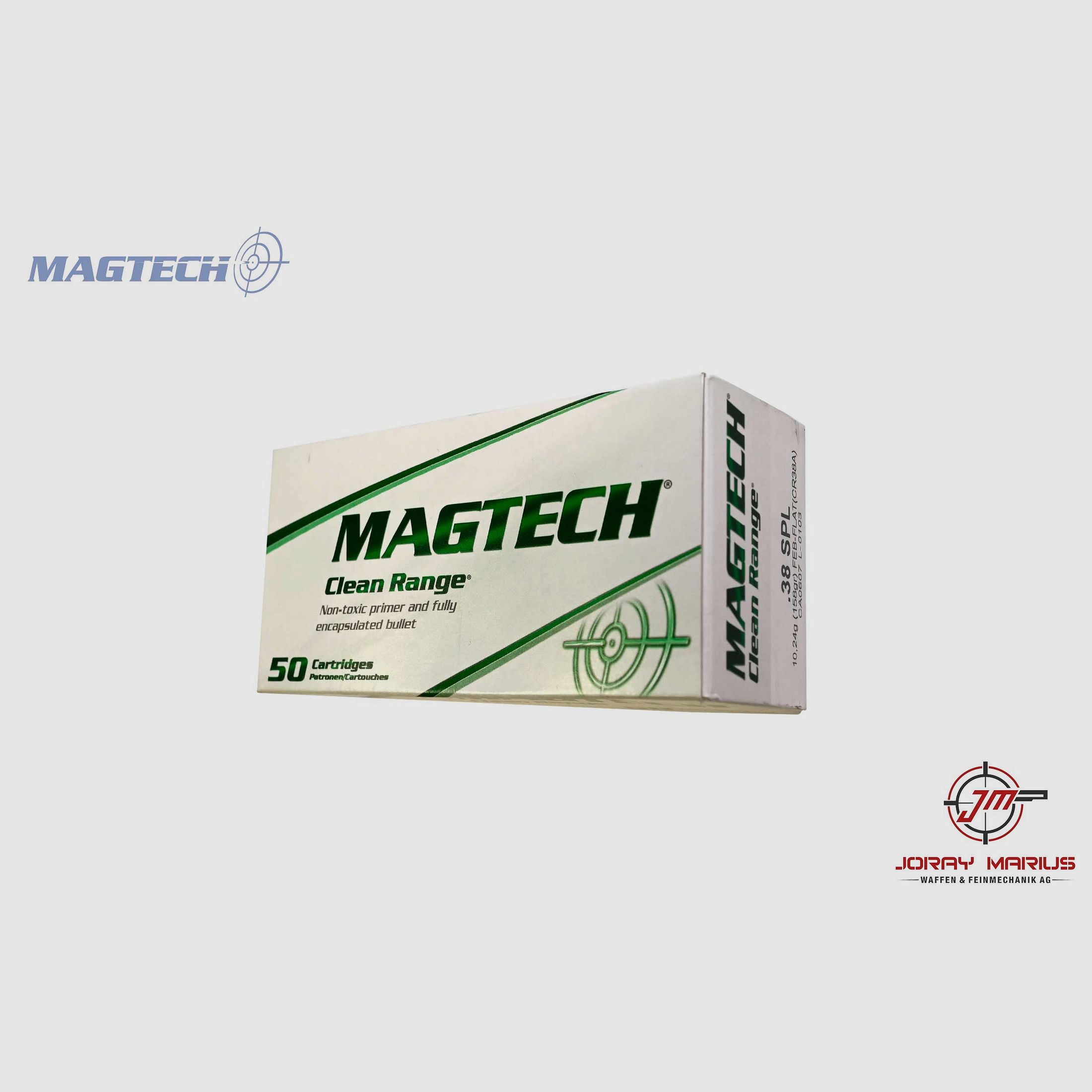 .38 Special Magtech 10.24g 158gr Clean Range