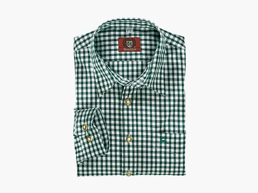 OS-Trachten Camicia a Maniche Lunghe da Uomo