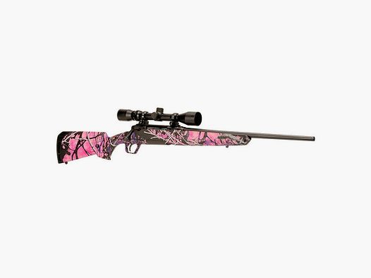 Karabina z zamkiem Savage Axis XP Camo Compact Muddy Girl